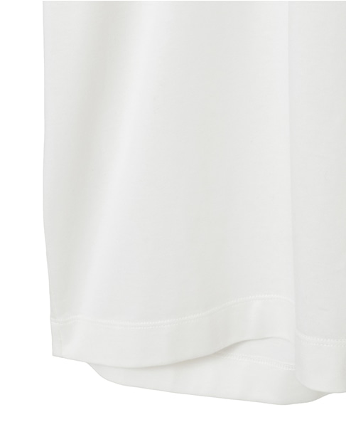 【CARVEN /カルヴェン】JT303-PEARL SCOOP NECK T-SHIRT 詳細画像 アイボリー 6