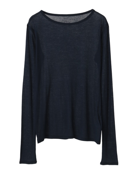 【TU ES MON TRESOR /トゥ エ モン トレゾア】Crew Neck Top 詳細画像 ネイビー 1