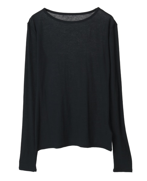 【TU ES MON TRESOR /トゥ エ モン トレゾア】Crew Neck Top 詳細画像 ブラック 1