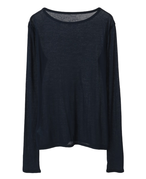 【TU ES MON TRESOR /トゥ エ モン トレゾア】Crew Neck Top 詳細画像 ブラック 2