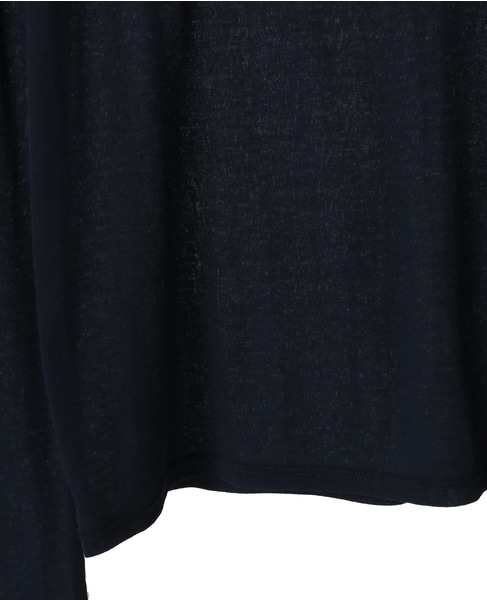 【TU ES MON TRESOR /トゥ エ モン トレゾア】Crew Neck Top 詳細画像 ブラック 4