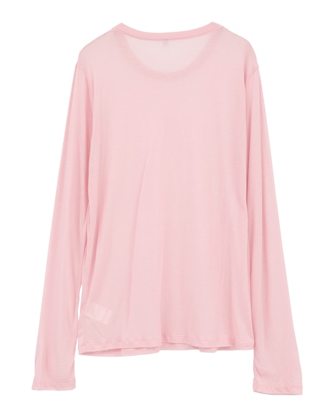 【BASERANGE/ベースレンジ】LONG SLEEVE TEE 詳細画像 ピンク 2