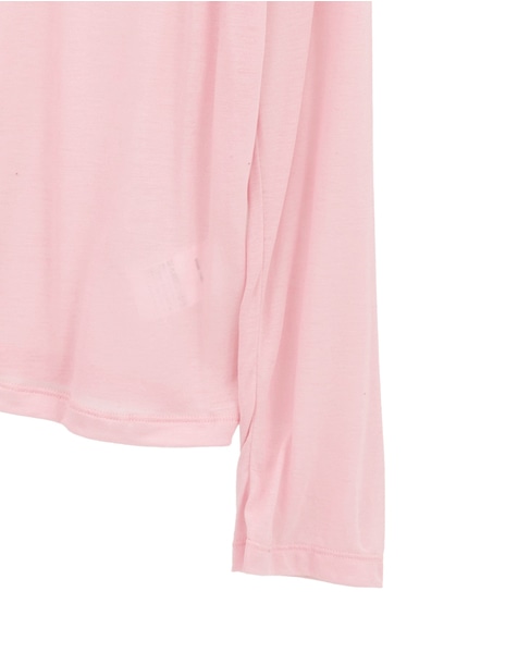 【BASERANGE/ベースレンジ】LONG SLEEVE TEE 詳細画像 ピンク 4