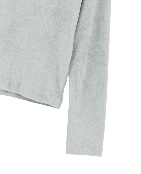 【BASERANGE/ベースレンジ】OMO LONG SLEEVE TEE 詳細画像 ライトグレー 4