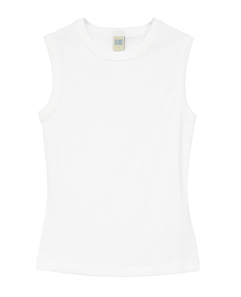 【FLORE FLORE /フローレフローレ】ESME TANK 詳細画像 ホワイト 1