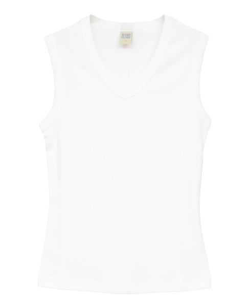 【FLORE FLORE /フローレフローレ】JILL TANK 詳細画像 ホワイト 1