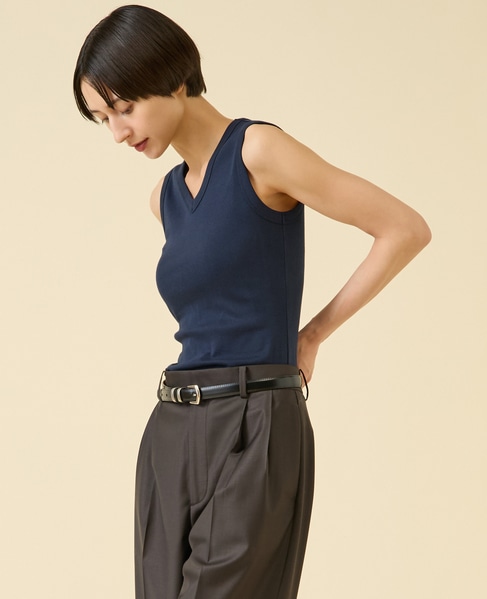 【FLORE FLORE /フローレフローレ】JILL TANK 詳細画像 ネイビー 2