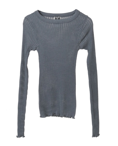 《別注》【Oscalito/オスカリート】ウールシルクメッシュPO 詳細画像 グレー 1