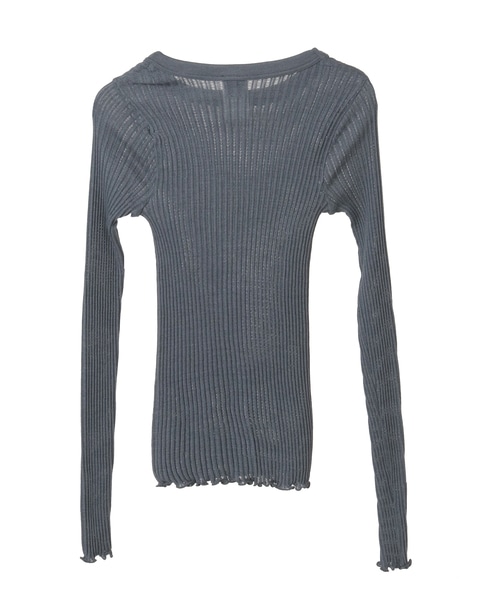 《別注》【Oscalito/オスカリート】ウールシルクメッシュPO 詳細画像 グレー 2