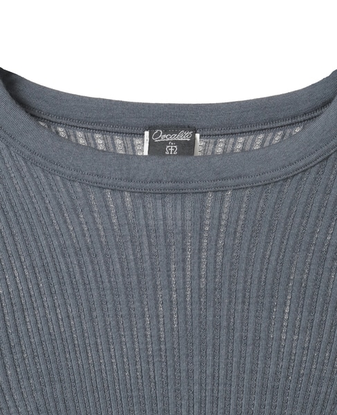 《別注》【Oscalito/オスカリート】ウールシルクメッシュPO 詳細画像 グレー 3