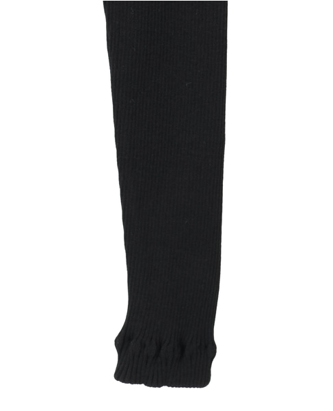 《別注》【Oscalito/オスカリート】リブクルーネックプルオーバー 詳細画像 ブラック 5