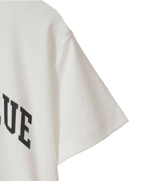 【MADISONBLUE/マディソンブルー】COLLEGE LOGO TEE 詳細画像 ホワイト 4
