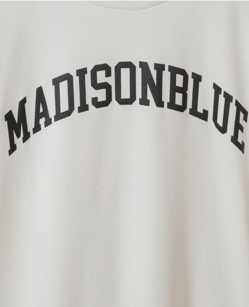 【MADISONBLUE/マディソンブルー】COLLEGE LOGO TEE 詳細画像 ホワイト 6