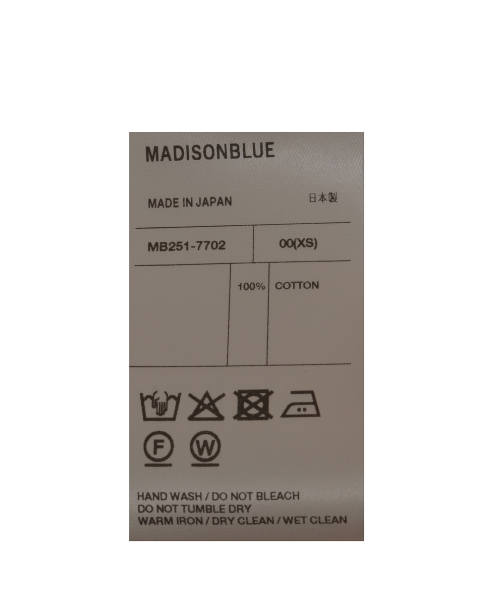 【MADISONBLUE/マディソンブルー】COLLEGE LOGO TEE 詳細画像 ホワイト 5