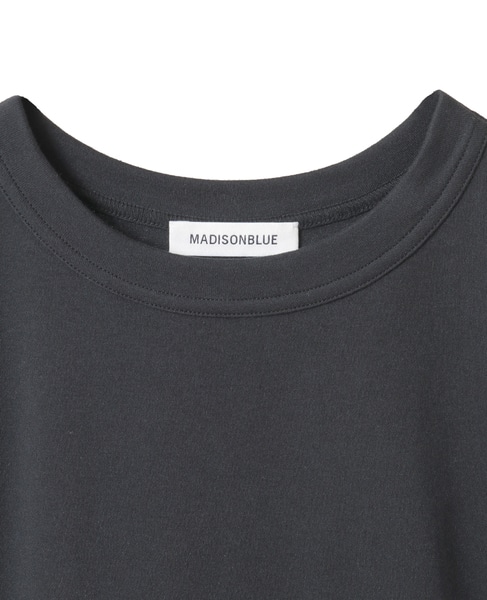【MADISONBLUE/マディソンブルー】CREW NECK TEE 詳細画像 ブラック 3