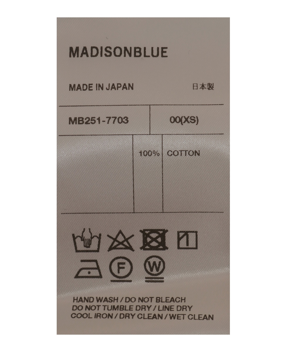 【MADISONBLUE/マディソンブルー】CREW NECK TEE 詳細画像 ブラック 5