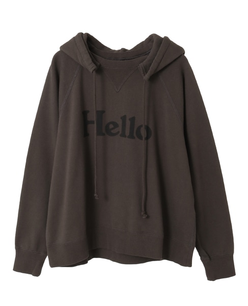 【MADISONBLUE/マディソンブルー】HELLO HOODIE 詳細画像 グレー 1