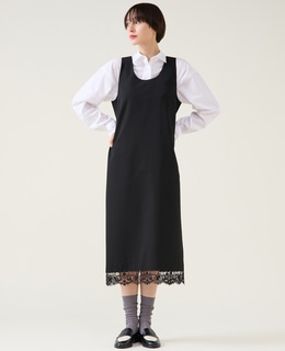 レースコンビギャバワンピース