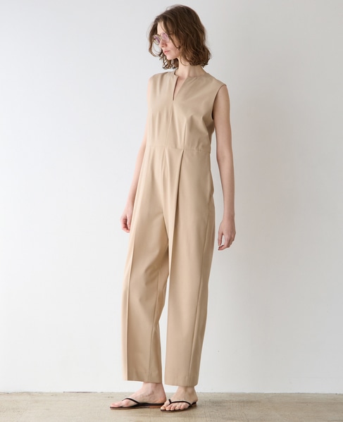 ノースリーブオールインワン 詳細画像 ベージュ 3