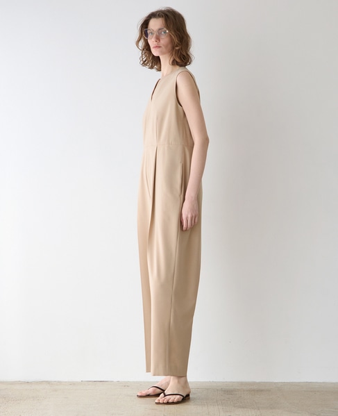 ノースリーブオールインワン 詳細画像 ベージュ 4