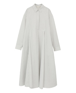 フレアラインシャツワンピース