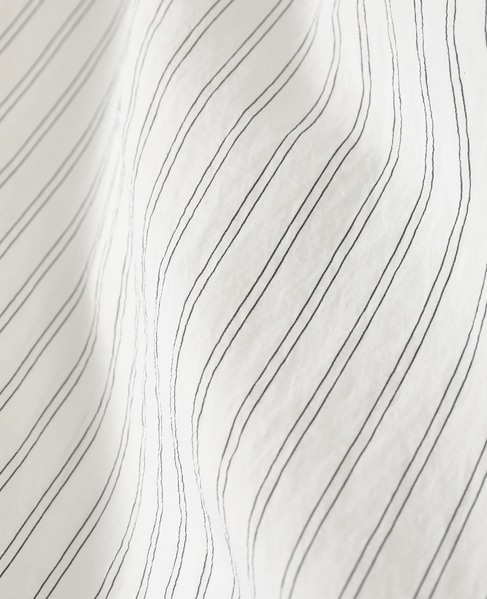 フレアラインシャツワンピース 詳細画像 ストライプ 7