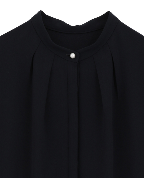 平二重ストレッチコクーンワンピース 詳細画像 ネイビー 3