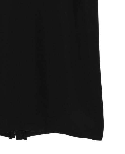 【l’heritage martinique/レリタージュ マルティニーク】ヘヴィーサテンサックドレス 詳細画像 ブラック 5