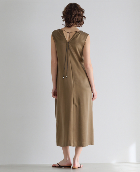 ヴィンテージライクキュプラパールワンピース 詳細画像 キャメル 3