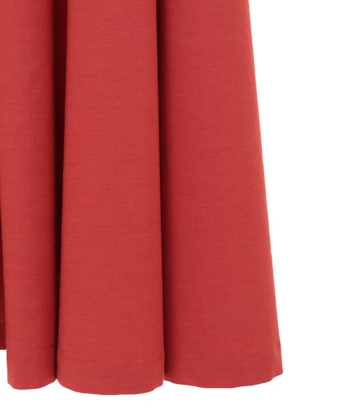 【l’heritage martinique/レリタージュ マルティニーク】リネンコットンストレッチワンピース 詳細画像 オレンジ 6