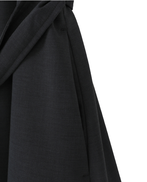 【l&rsquo;heritage martinique/レリタージュ マルティニーク】リネンコットンストレッチワンピース 詳細画像 ブラック 8