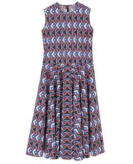 【l’heritage martinique/レリタージュ マルティニーク】アールデコ・タイルサマードレス