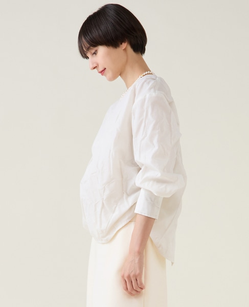 ジャガード2wayプルオーバー（セットアップ可） 詳細画像 ホワイト 2