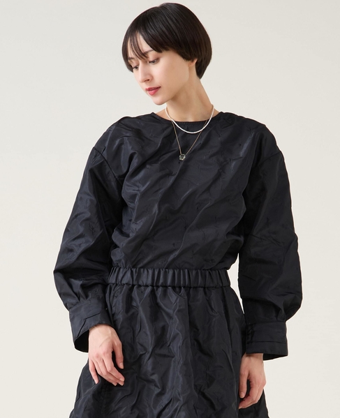 ジャガード2wayプルオーバー（セットアップ可） 詳細画像 ブラック 1