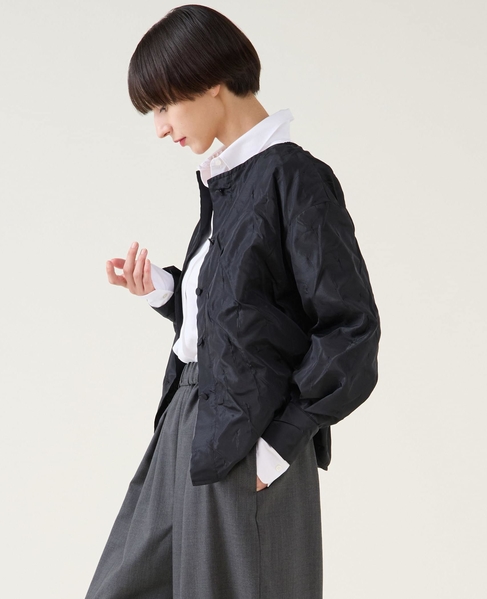 ジャガード2wayプルオーバー（セットアップ可） 詳細画像 ブラック 6