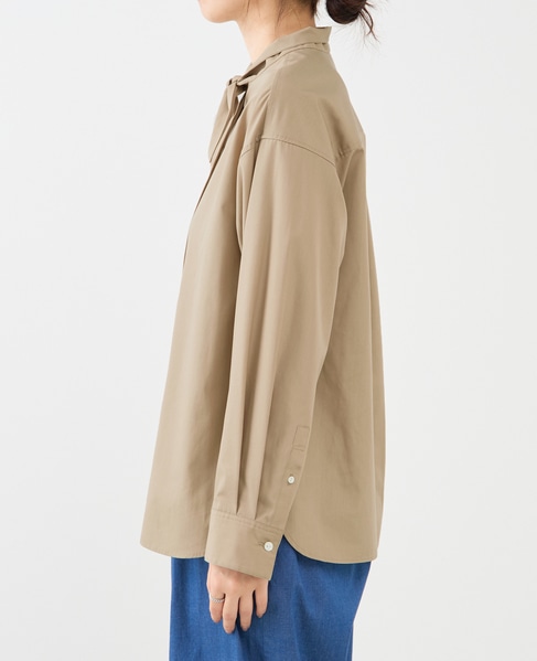 ハイカウントTCブロードシャツ 詳細画像 ベージュ 10
