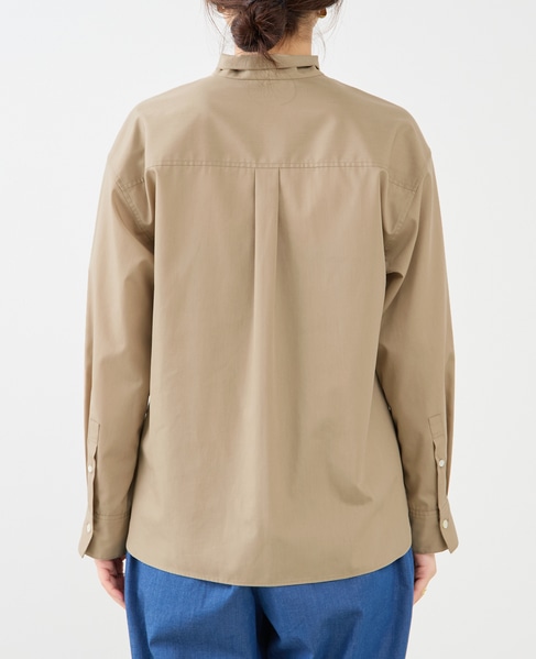 ハイカウントTCブロードシャツ 詳細画像 ベージュ 11