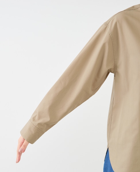 ハイカウントTCブロードシャツ 詳細画像 ベージュ 12