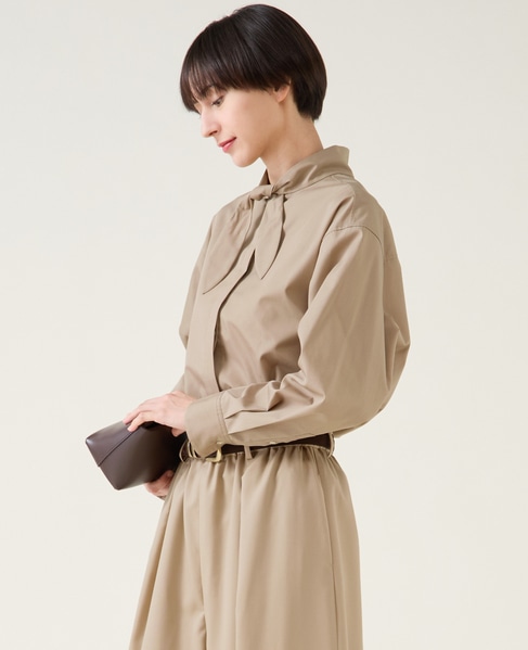 ハイカウントTCブロードシャツ 詳細画像 ベージュ 2