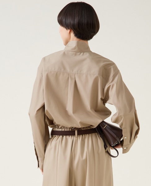 ハイカウントTCブロードシャツ 詳細画像 ベージュ 3