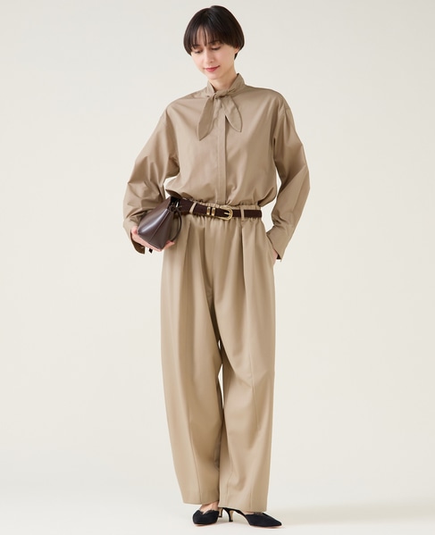 ハイカウントTCブロードシャツ 詳細画像 ベージュ 5