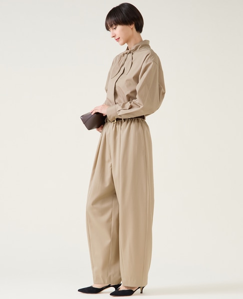 ハイカウントTCブロードシャツ 詳細画像 ベージュ 6