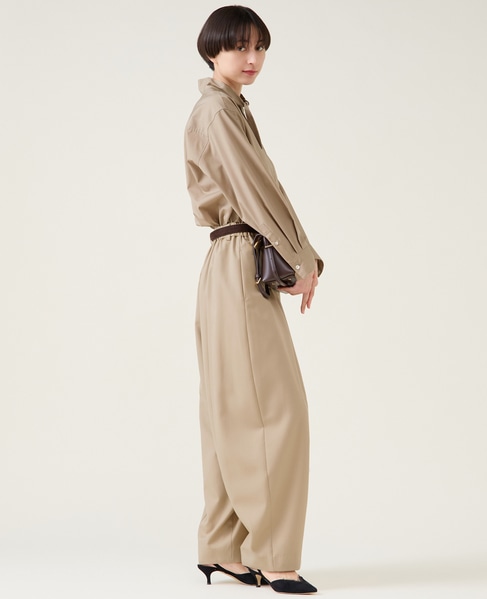 ハイカウントTCブロードシャツ 詳細画像 ベージュ 8