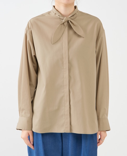 ハイカウントTCブロードシャツ 詳細画像 ベージュ 9