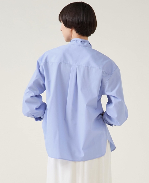 ハイカウントTCブロードシャツ 詳細画像 サックス 10