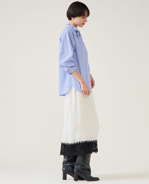 ハイカウントTCブロードシャツ 詳細画像 サックス 12