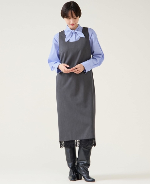 ハイカウントTCブロードシャツ 詳細画像 サックス 14