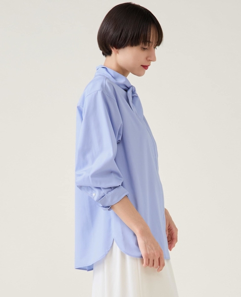 ハイカウントTCブロードシャツ 詳細画像 サックス 9