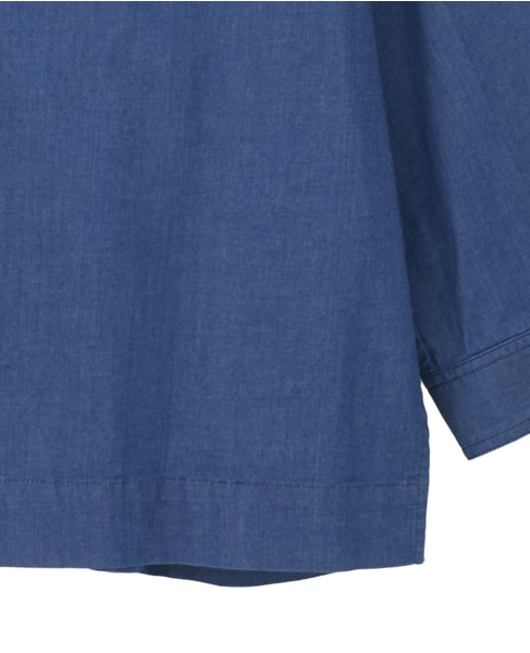 デニムスキッパーシャツ（セットアップ可） 詳細画像 ブルー 5