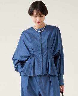デニムドルマンタックブラウス（セットアップ可）